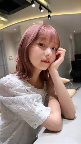 セミロング 谷川が作る熊本1🥇 レイヤーカットのヘアスタイル