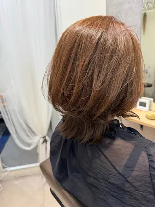 ミディアム カラー Dxxxx III所属・女性目線の大人 メンズ*Ayakaのヘアスタイル