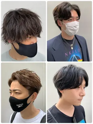 カラー パーマ メンズ SALOWIN表参道店所属・マンツーマン×半個室 まちだきょうすけのヘアスタイル