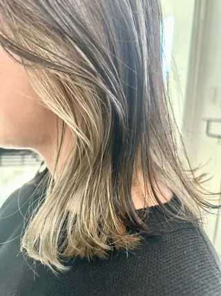 ミディアム カラー mauschen（モイシェン）所属・マンツーマンサロン 髪質改善⭐︎代官山のヘアスタイル