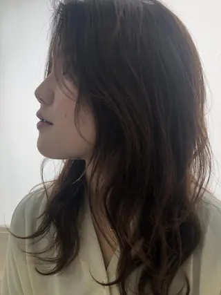 セミロング 小林 愛花のヘアスタイル