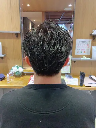 ヘアアレンジ メンズ beautism clock所属・韓国風🇰🇷うる艶 レイヤー/海青🫧のヘアスタイル