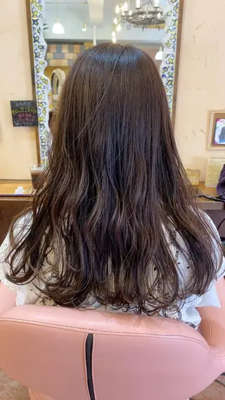 セミロング カラー パーマ 眉毛&まつ毛パーマ専門店Berry所属・清水 由佳のマツエク・マツパデザイン