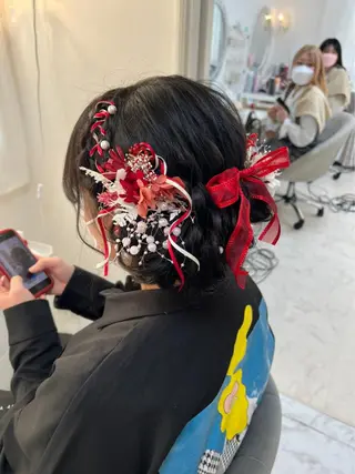 ヘアアレンジ Achieve 三ノ宮のヘアスタイル