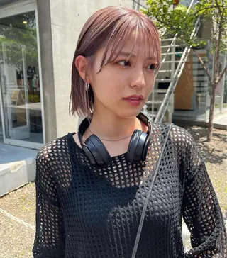 ショート カラー 無料カット/ハイ トーンカラー/きらのヘアスタイル