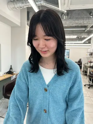 セミロング カラー キッズ オトナヘア🌸 harukaのヘアスタイル