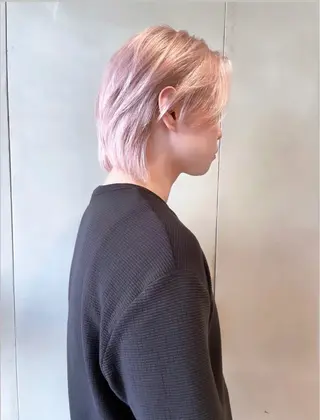 カラー メンズ ワンホン/韓国ヘア 🤍amiのヘアスタイル