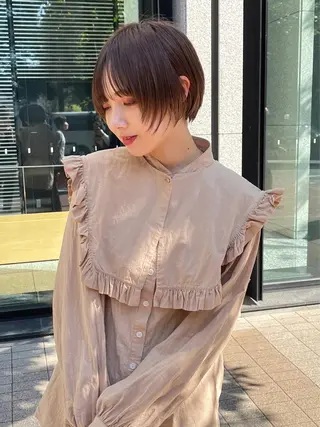 セミロング カラー XANADU上野店 🐼ﾖｺﾊｼのヘアスタイル