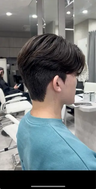 パーマ メンズ 毛流れ/メンズパーマ kanata/溝の口のヘアスタイル