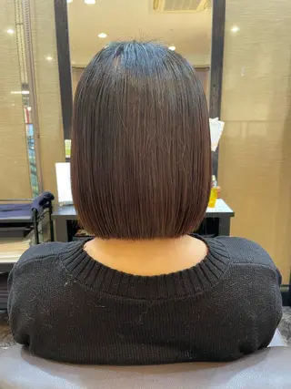 ミディアム 中尾 唯音名のヘアスタイル