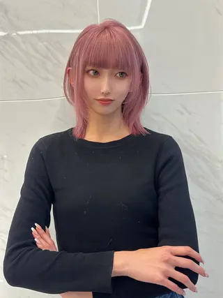 ミディアム カラー kiti Sakae所属・栄美容師/kiti /ボブ/ケントのヘアスタイル