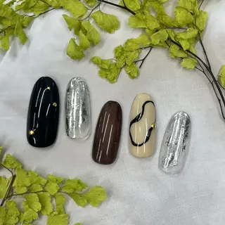 ネイル ⭐︎休業中の練習⭐︎ JNA認定講師髙橋のネイルデザイン