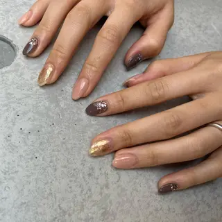 ネイル 🤎Two ERI🤎のネイルデザイン