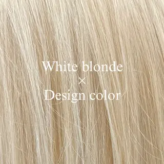 セミロング カラー ✨髪質改善矯正× ブリーチ✨YU-KIのヘアスタイル