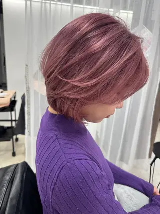 ショート カラー ヒラガカナ▼ ECLAT HAIRのヘアスタイル