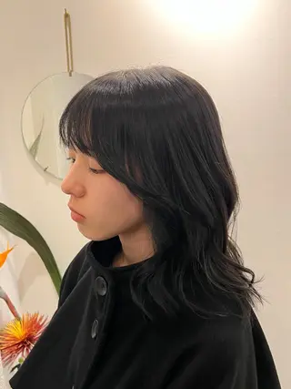 セミロング カラー 似合わせカット 🌿しゃらのヘアスタイル