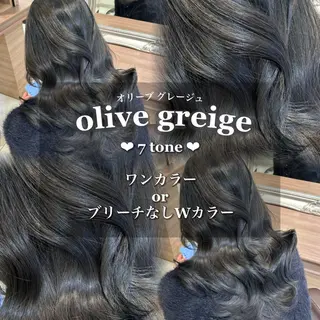 ロング 🩶韓国風/透明感 カラー🎀mikuのヘアスタイル