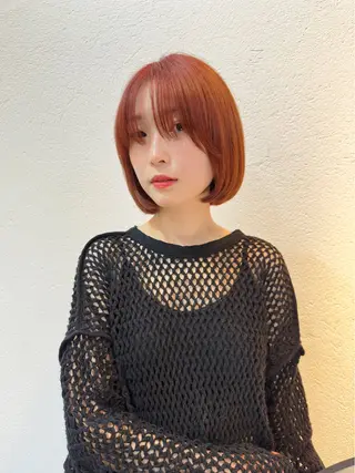 ショート カラー FERIA梅田🖤 透明感カラー🎀のヘアスタイル