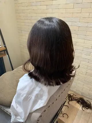 ミディアム 艶髪レイヤー上田 紗也🇰🇷💗のヘアスタイル