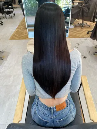 ロング 中村一樹/髪質改善/ 艶髪/艶カラー/美髪のヘアスタイル