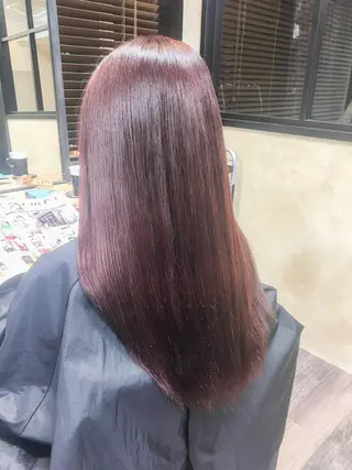 ロング カラー 平 ちひろのヘアスタイル