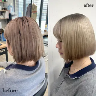 ミディアム おのだ あやなのヘアスタイル