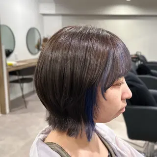 ミディアム カラー affect 上大岡所属・《髪質改善・縮毛矯正 /ブリーチ》坂本爽のヘアスタイル