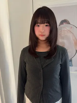 セミロング カラー riria/ボブ /ブラウンカラー🎀のヘアスタイル