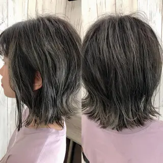 ミディアム カラー ヘアサロンオスカー 岸和田蛸地蔵店のヘアスタイル