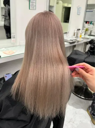 ロング カラー 💖ミルクティー💖 あかり💖のヘアスタイル