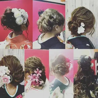 ヘアアレンジ GENDER hair &eyeのヘアスタイル