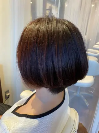 ショート 艶ｶﾗｰ｜ｽﾄﾚｰﾄ 🍟yuki🍟のヘアスタイル