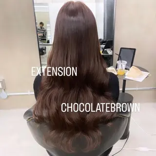 ロング カラー エクステ🩵ブリーチ 韓国ヘア🩵KAEのヘアスタイル