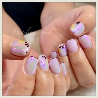 ネイル Beauty salon Ryu・ange所属・PEARL ROSE パールローズのネイルデザイン