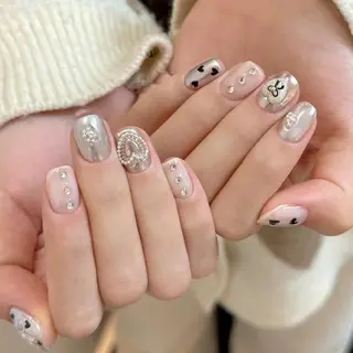 ネイル By moonネイル 🌷ワンホン/韓国風のネイルデザイン