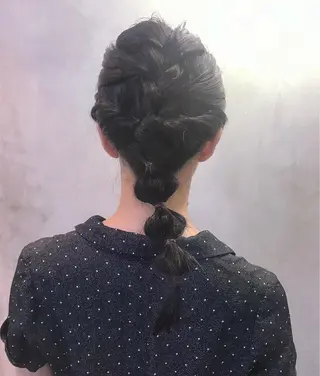 ミディアム カラー ヘアアレンジ stylist/蛯谷 珠里のヘアスタイル
