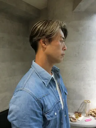 カラー メンズ 外国人風ヘア/ 髪質改善/ayacaのヘアスタイル