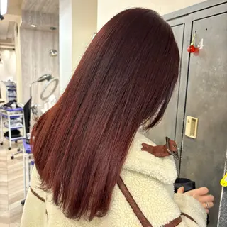 ロング カラー 暖色/艶カラー🍑☆ /杉村夏希のヘアスタイル