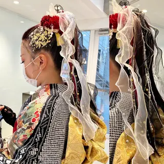 ロング ヘアアレンジ stylist ◎RUKI.のヘアスタイル