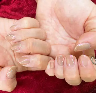 ネイル ⭐︎休業中の練習⭐︎ JNA認定講師髙橋のネイルデザイン