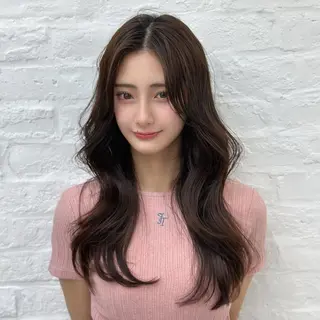 セミロング 前髪顔まわりカット 🌈中村海聖のヘアスタイル