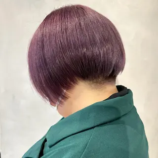 ショート カラー デザインカラー/パー マ🦖外岡咲希🦖のヘアスタイル