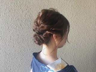 ミディアム ヘアアレンジ サダハルカ ｜chouetteのヘアスタイル