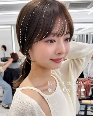 セミロング 🌈全レングス特化 銀座sandノスケのヘアスタイル