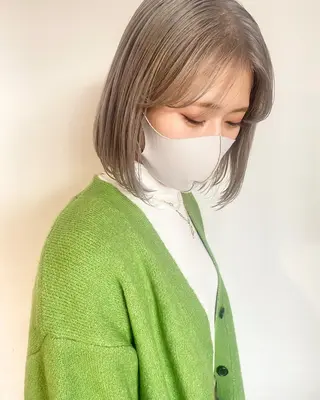 ミディアム カラー マンツーマン施術🦋 ayajuのヘアスタイル