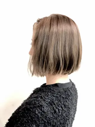 ショート カラー QuAx所属・久保 未知留のヘアスタイル