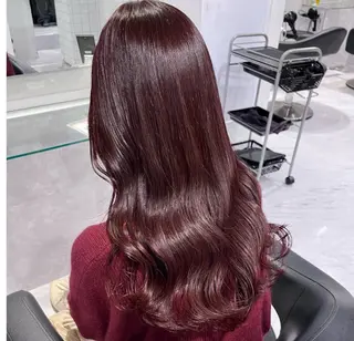 ロング カラー 🫧うる艶トレンド 🫧透明感カラーのヘアスタイル
