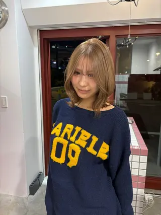 カラー 梅田/艶カラー/ じゅなのヘアスタイル