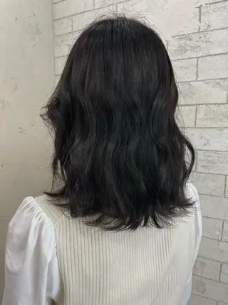 セミロング カラー 🪽髪質改善ストレー ト🤍美羽🤍のヘアスタイル