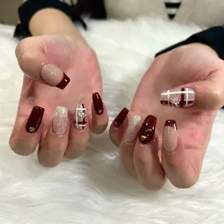 ネイル 🫧‪Yuri🫧 2月予約受付中🌟のネイルデザイン